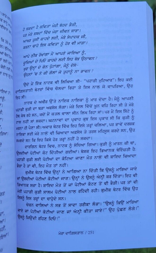 Mera Dagestan Punjabi Gurmukhi Book Rasool Gamzatov My Dagestan Literature MD