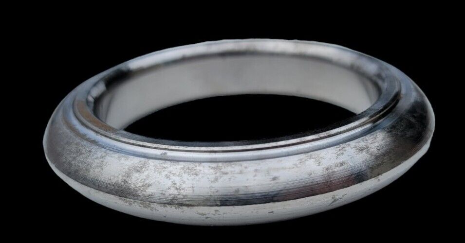 Sarbloh Kara Sikh Kada Kakaar Pure Iron Smooth Karha Heavy Warrior Bangle UK EE16R