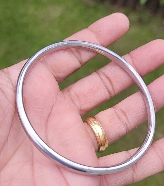 Sarbloh Kara Sikh Kada Kakaar Iron Smooth Karha Singh Kids Size Loha Bangle EE18R