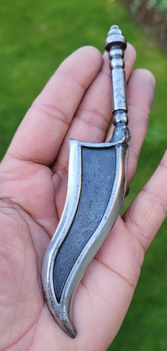 Khalsa Sarbloh Bhagauti Pure iron punjabi sikh singh kaur taksali Shastar BB23