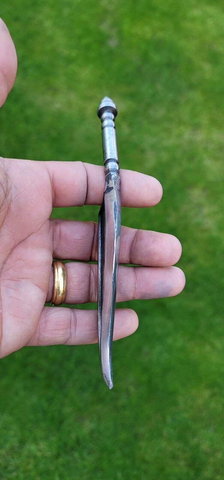 Khalsa Sarbloh Bhagauti Pure iron punjabi sikh singh kaur taksali Shastar BB23