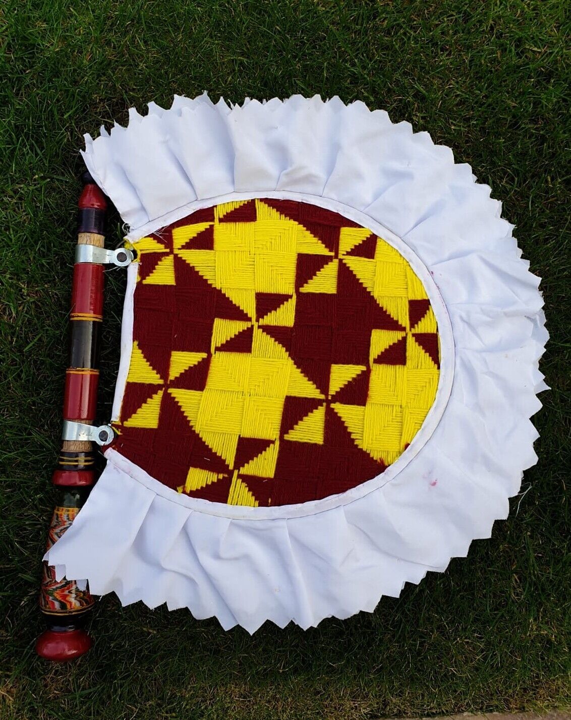 Hand Made Traditional Punjabi Pakhi Woven with Wool Culture Traditional Panjab M