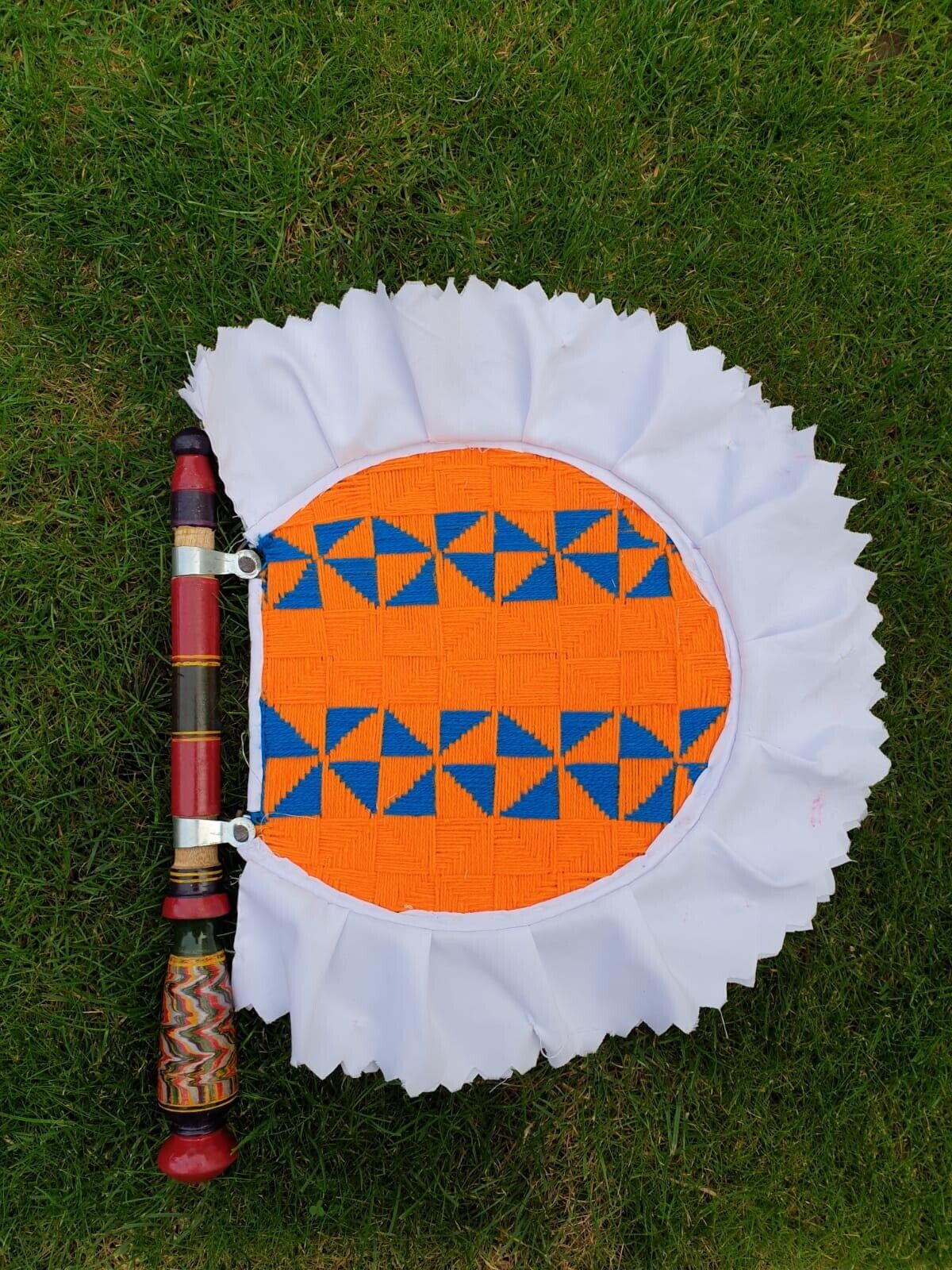 Hand Made Traditional Punjabi Pakhi Woven with Wool Culture Traditional Panjab N