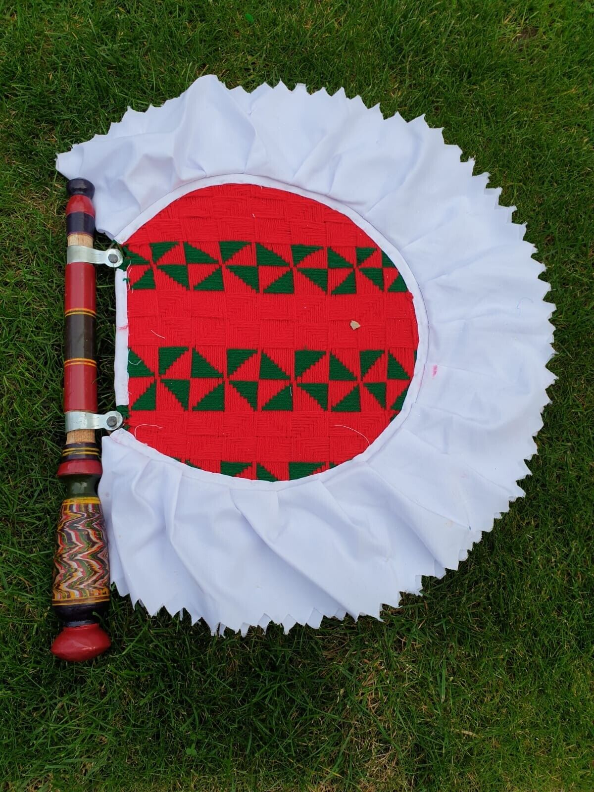 Hand Made Traditional Punjabi Pakhi Woven with Wool Culture Traditional Panjab O