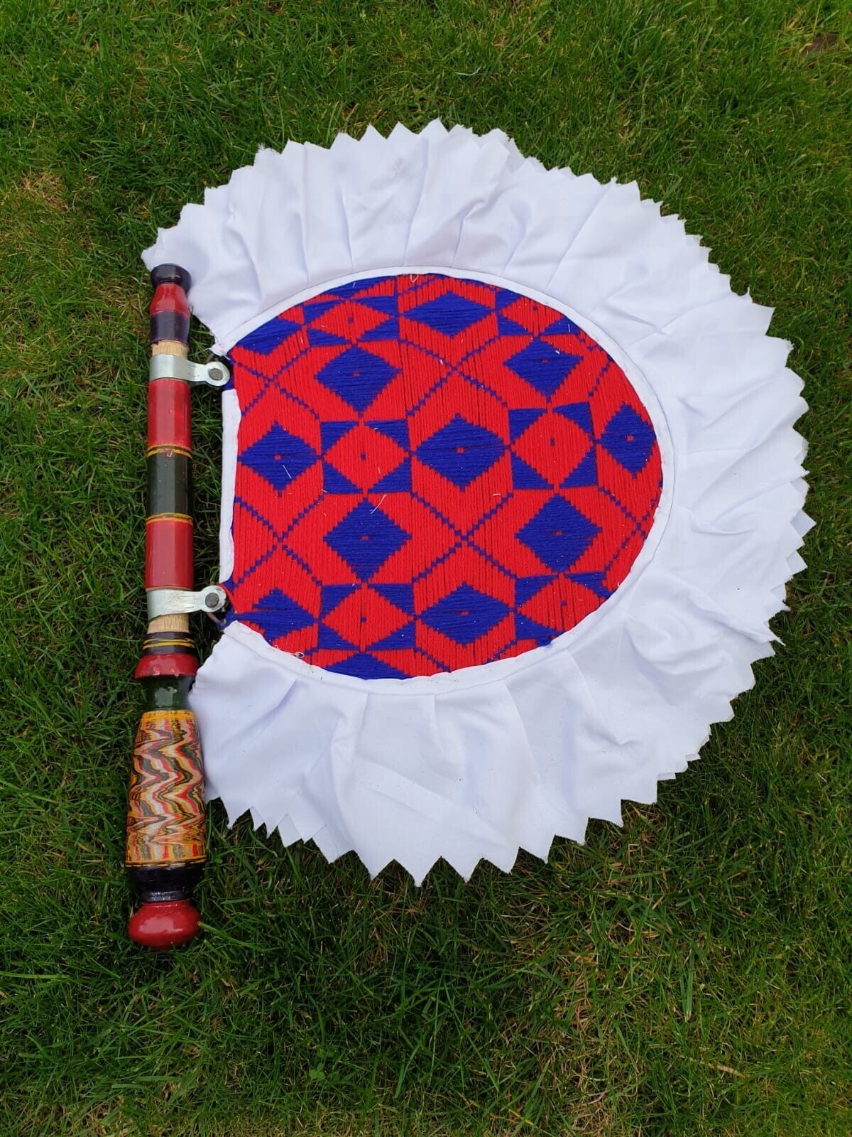 Hand Made Traditional Punjabi Pakhi Woven with Wool Culture Traditional Panjab O