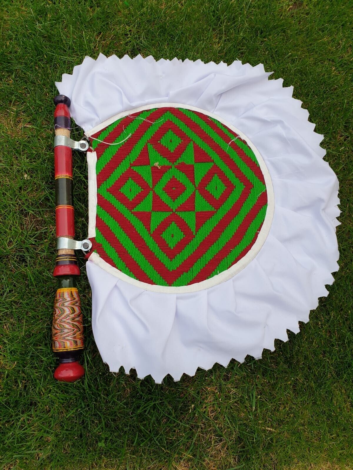 Hand Made Traditional Punjabi Pakhi Woven with Wool Culture Traditional Panjab O