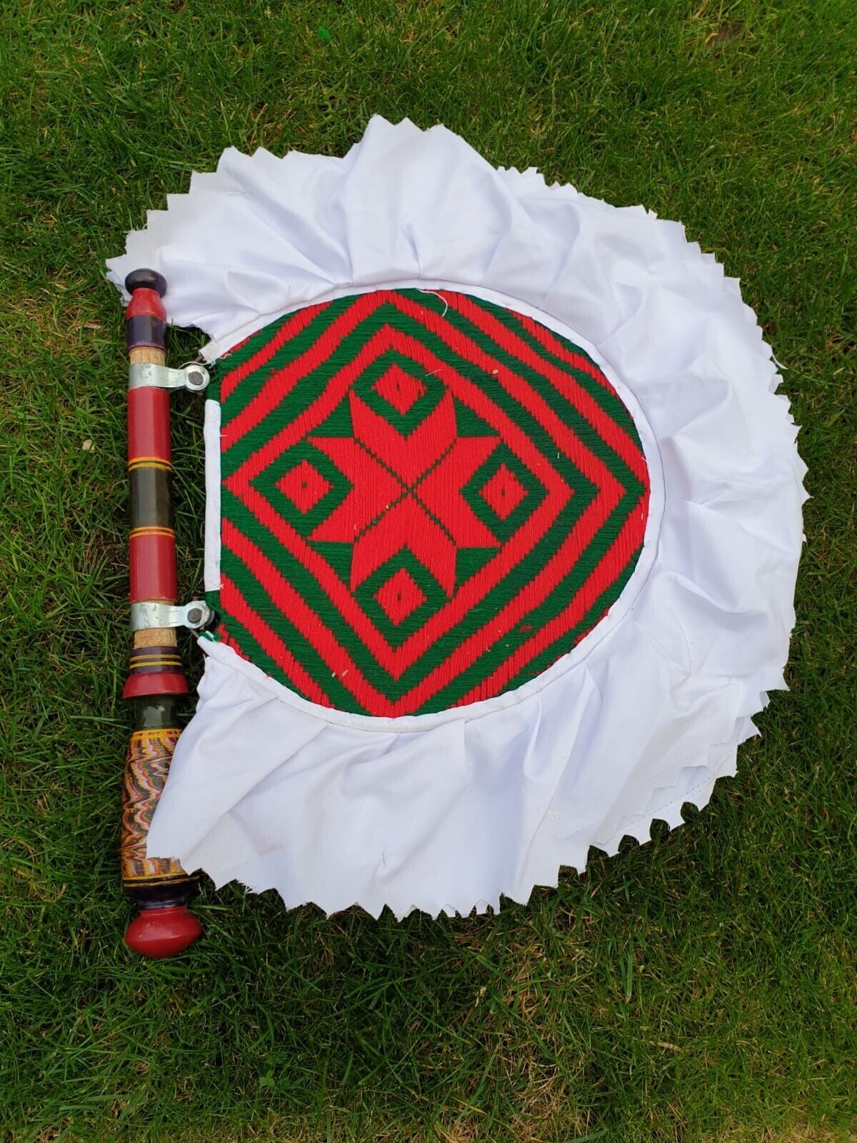 Hand Made Traditional Punjabi Pakhi Woven with Wool Culture Traditional Panjab O
