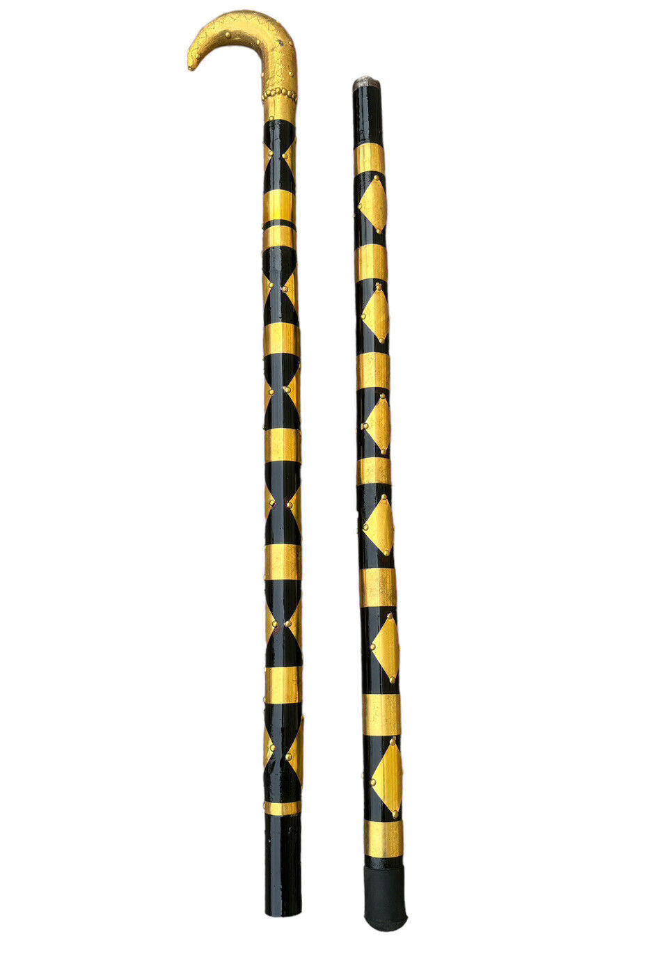 Punjabi Folk Cultural Bhangra Gidha Stick Traditional Desi khoonda Hand Made BRT