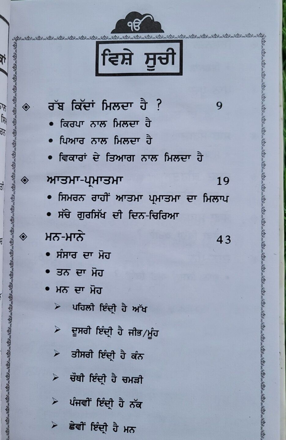 Rabb Kida Milda Hai Joginder Singh Sethi in Punjabi Gurmukhi Sikh Spiritual Book