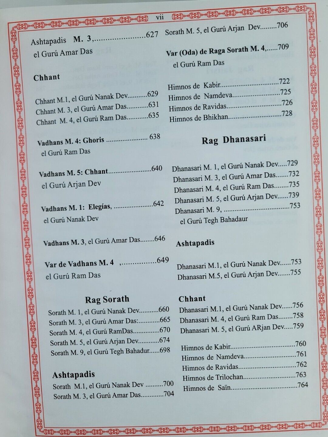 Sri Guru Granth Sahib Ji in Spanish Translation Two Volumes Sanchia Complete Set