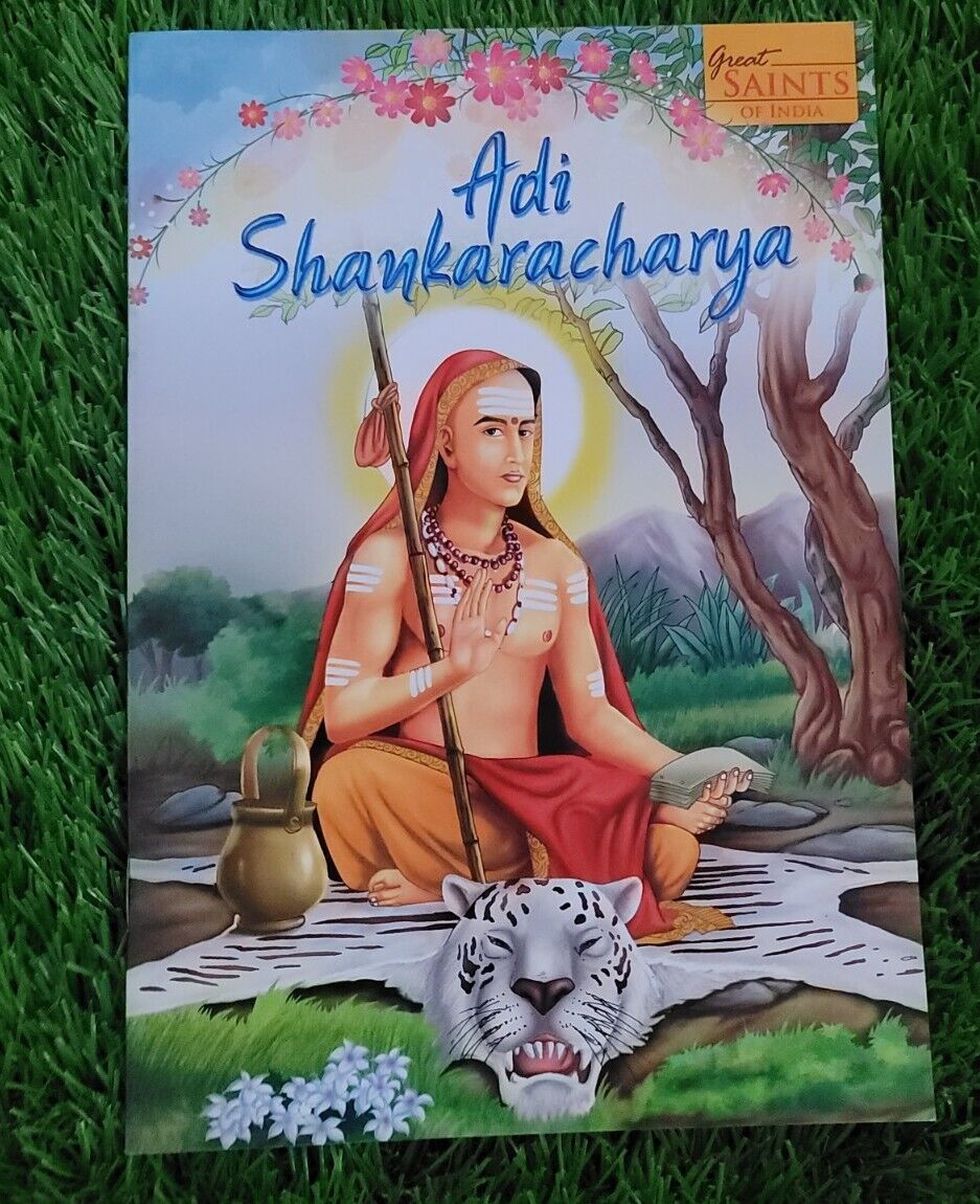Adi Shankaracharya Kids Story Book English Hindu Great Saints of India Hinduism