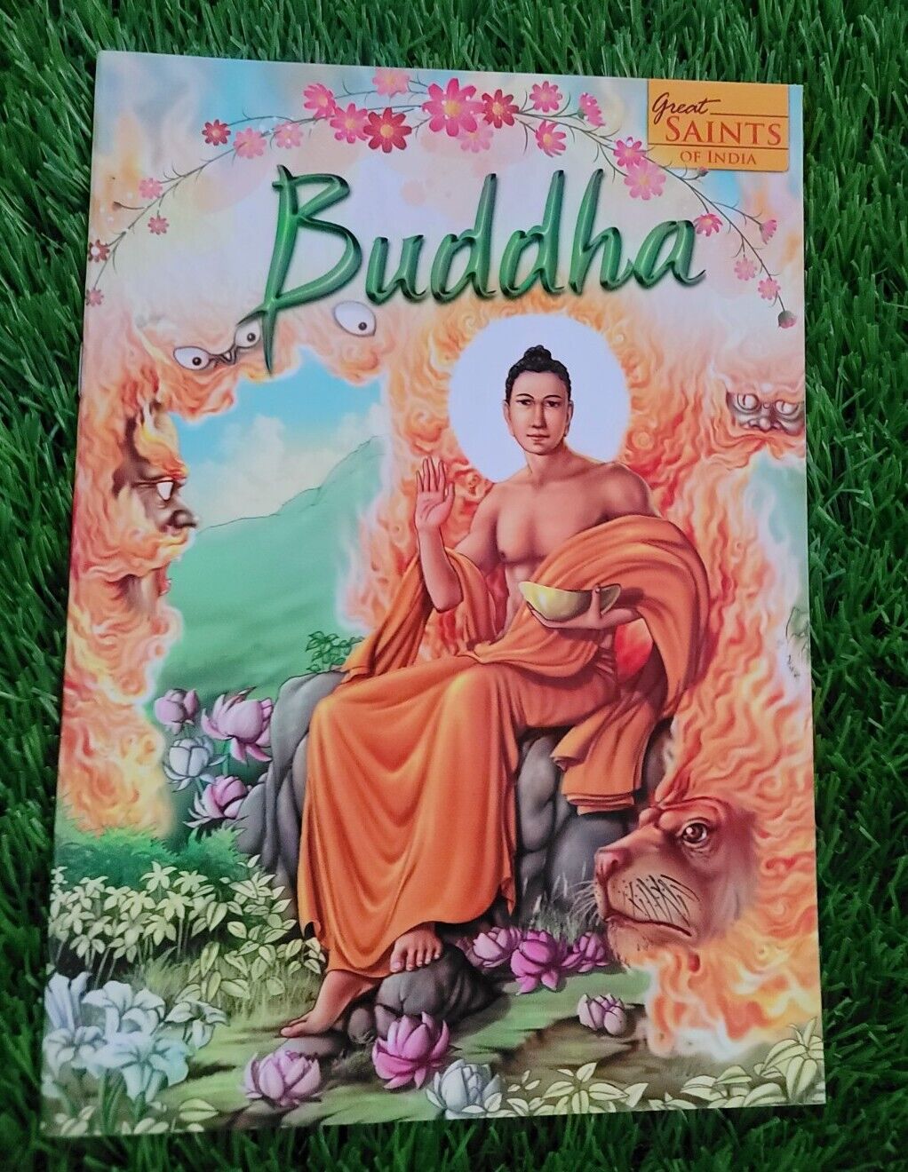 Buddha Great Saints of India Kids Story Book English Hindu Sikh Buddhism New MC