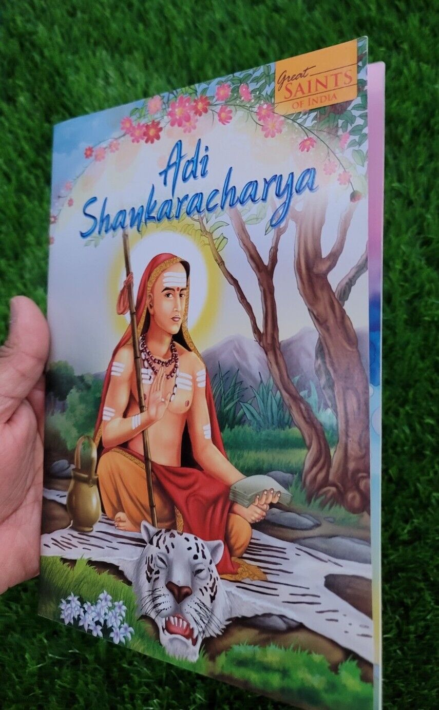 Adi Shankaracharya Kids Story Book English Hindu Great Saints of India Hinduism