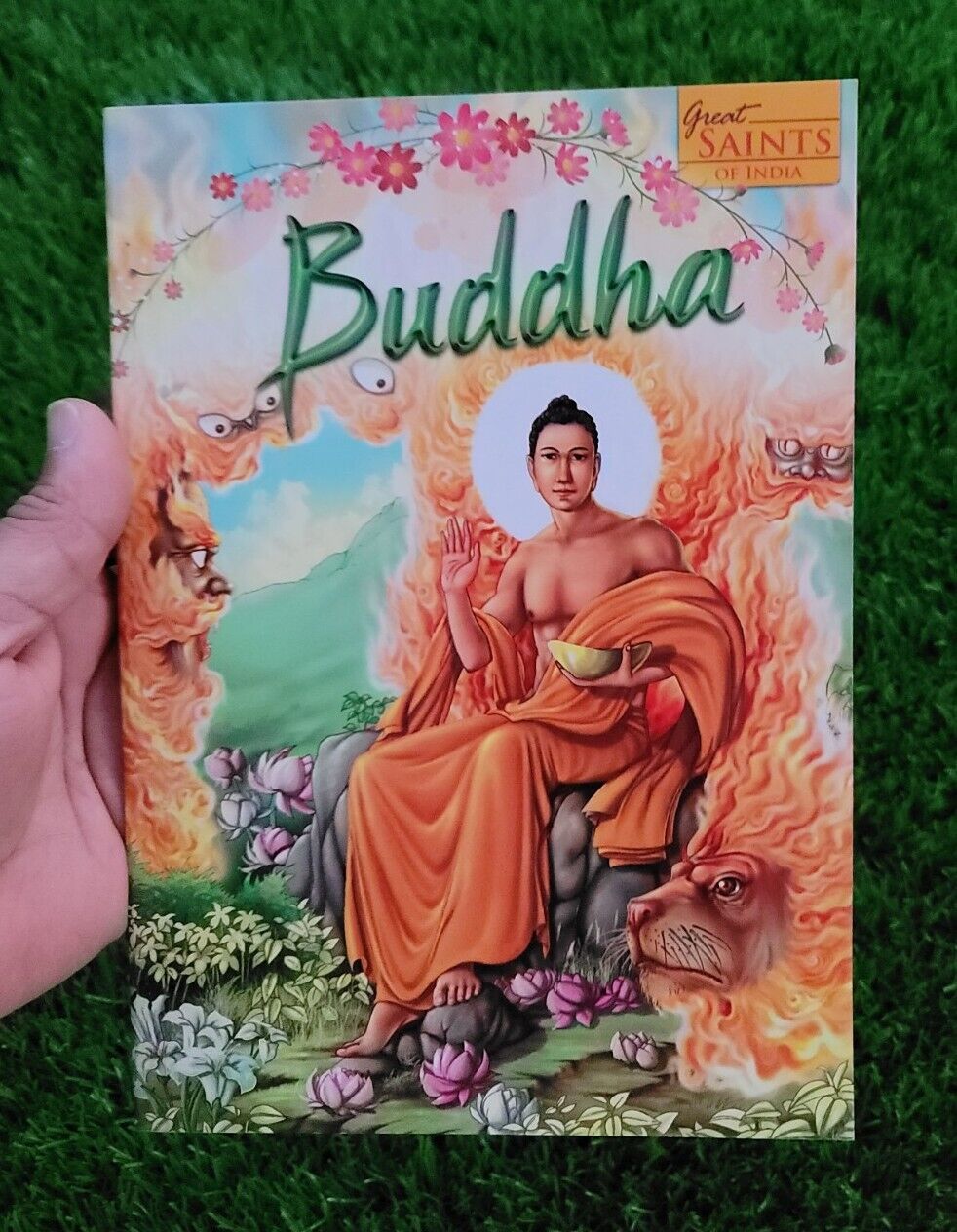 Buddha Great Saints of India Kids Story Book English Hindu Sikh Buddhism New MC