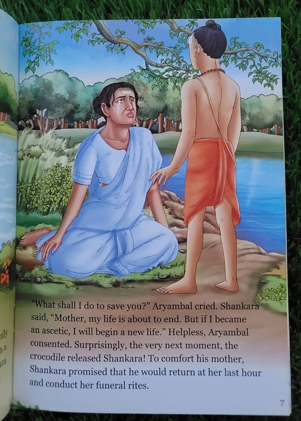 Adi Shankaracharya Kids Story Book English Hindu Great Saints of India Hinduism
