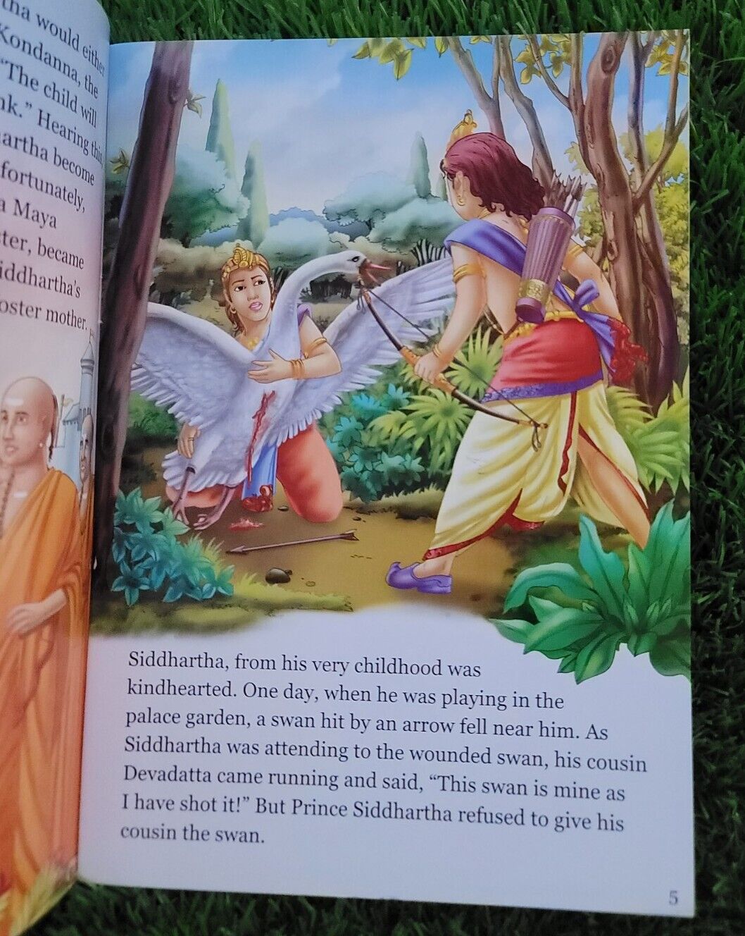 Buddha Great Saints of India Kids Story Book English Hindu Sikh Buddhism New MC