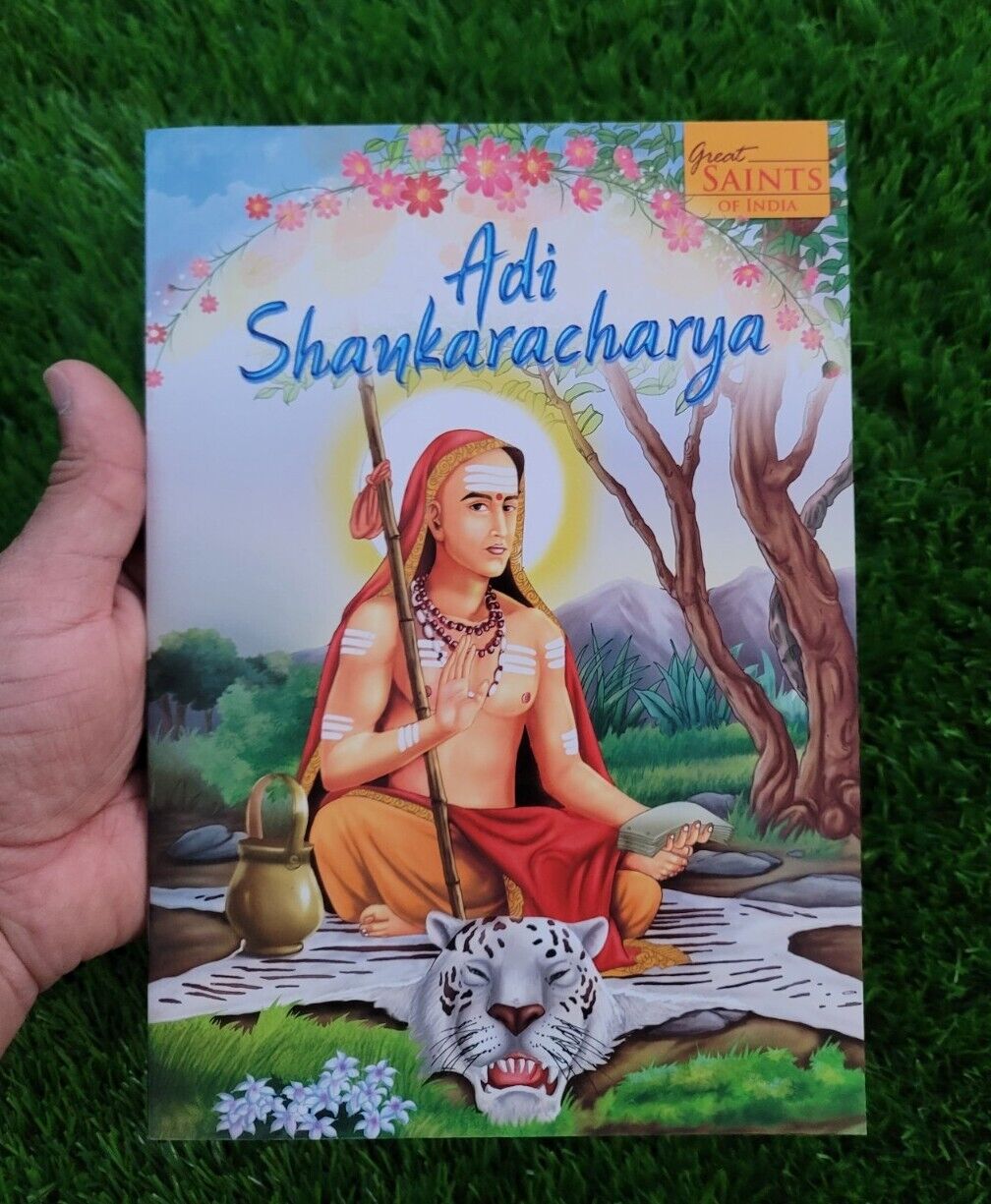 Adi Shankaracharya Kids Story Book English Hindu Great Saints of India Hinduism