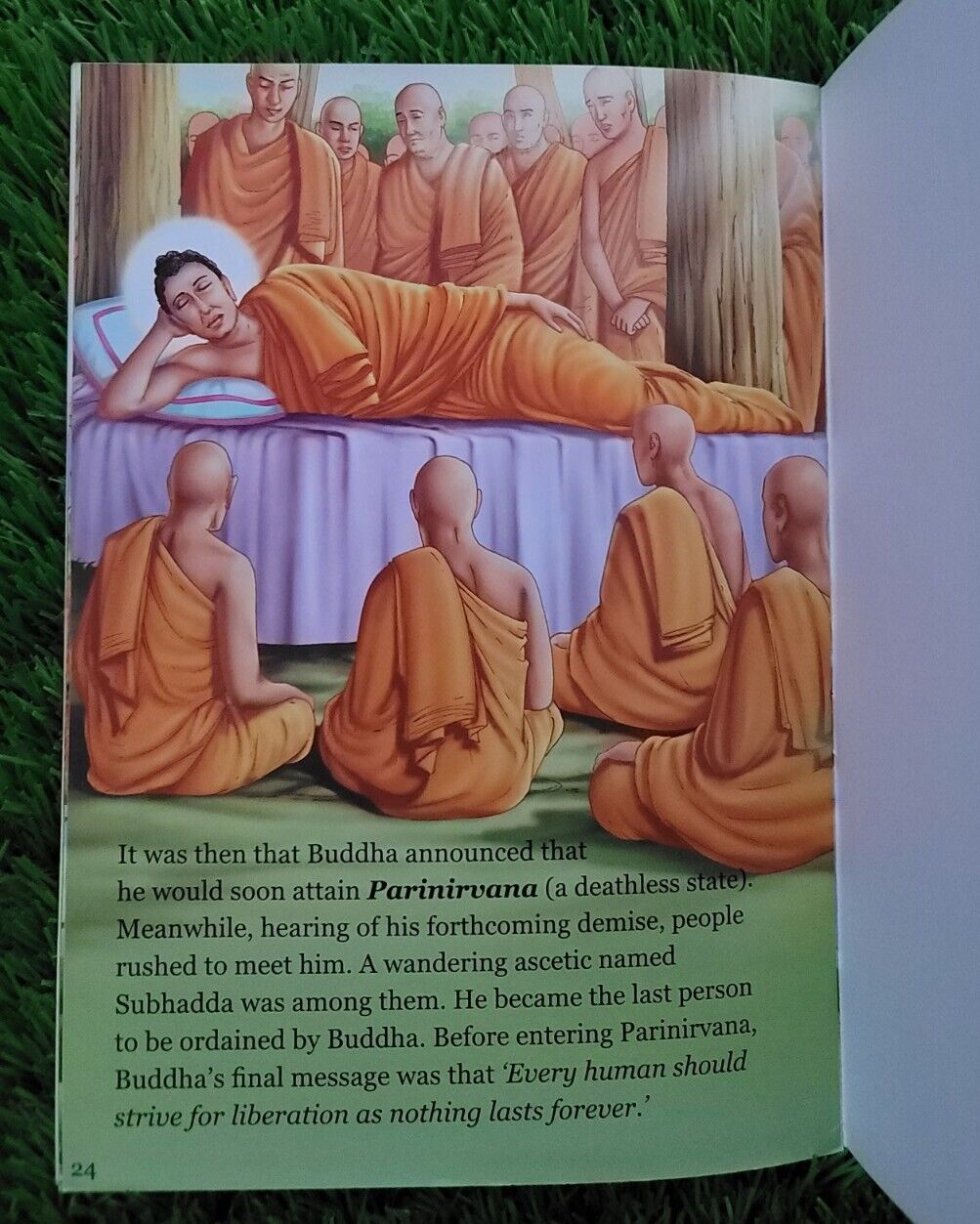 Buddha Great Saints of India Kids Story Book English Hindu Sikh Buddhism New MC