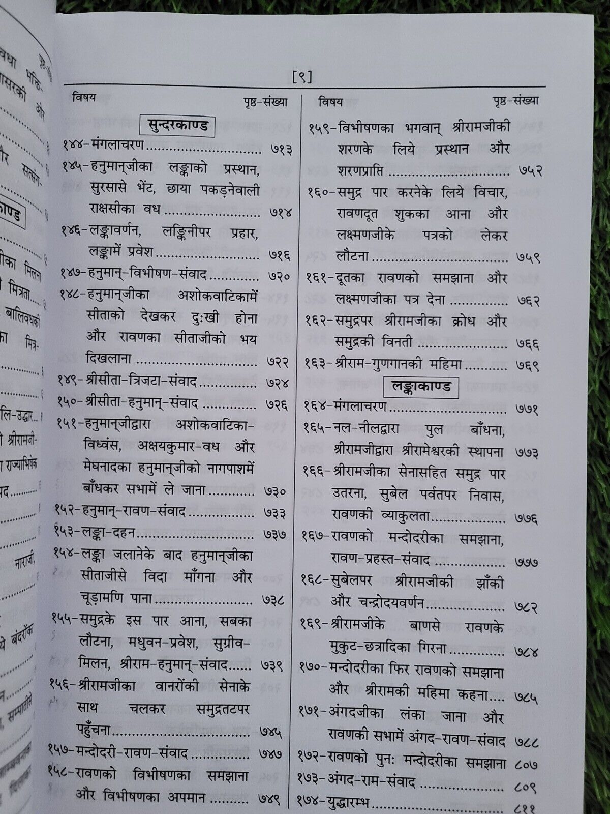 Shiri Goswami Tulsidas Sri Ram Chrit Manas Steek Bold Words Hindi HIndu Granth M