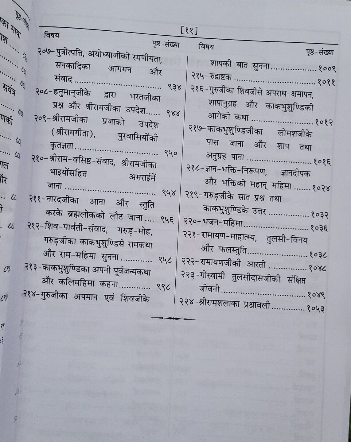 Shiri Goswami Tulsidas Sri Ram Chrit Manas Steek Bold Words Hindi HIndu Granth M