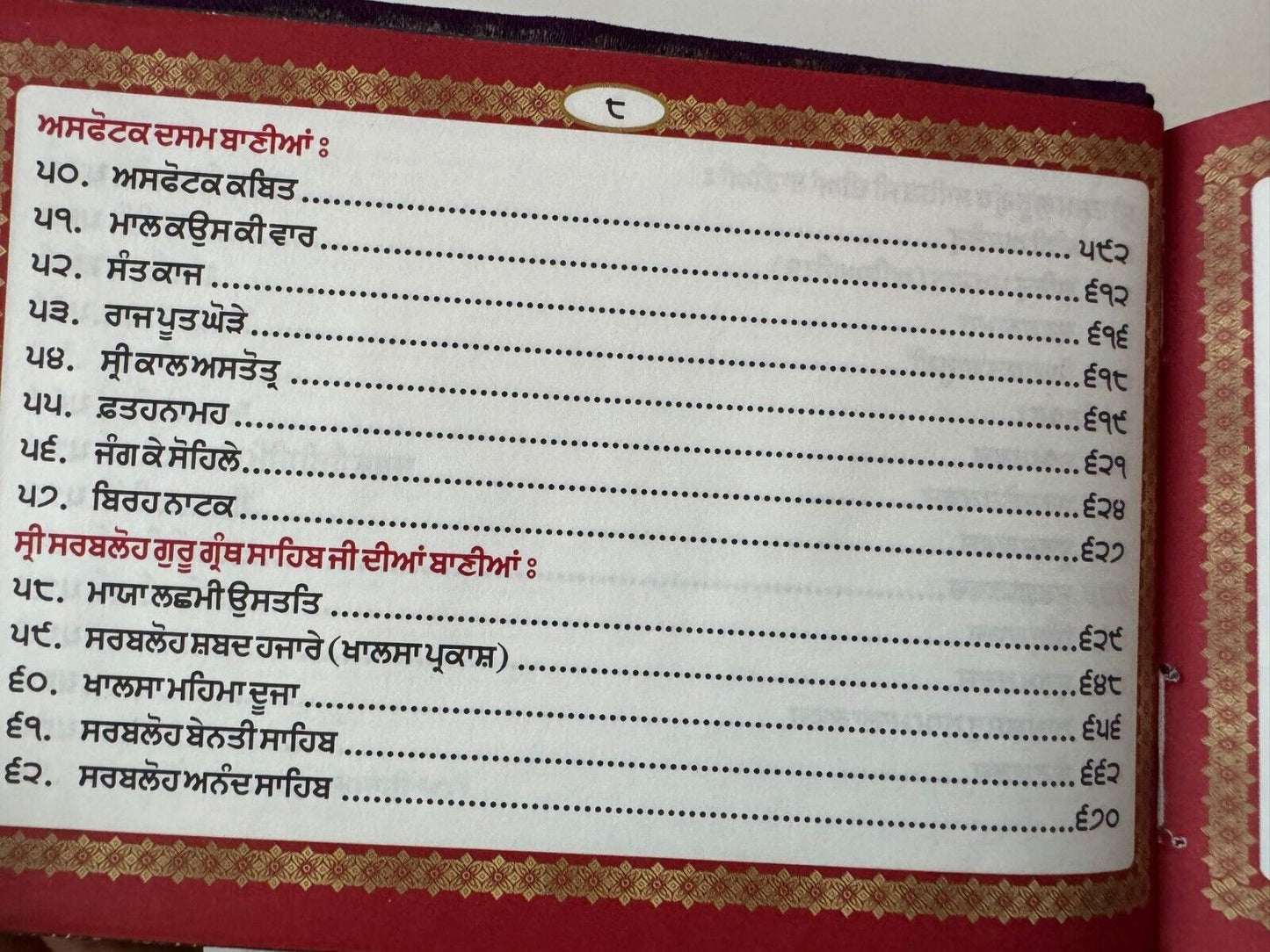 Sikh Khalsa Sunder Gutka Sahib Buddha Dal Nihang Singh Larivaar Bani Punjabi VV