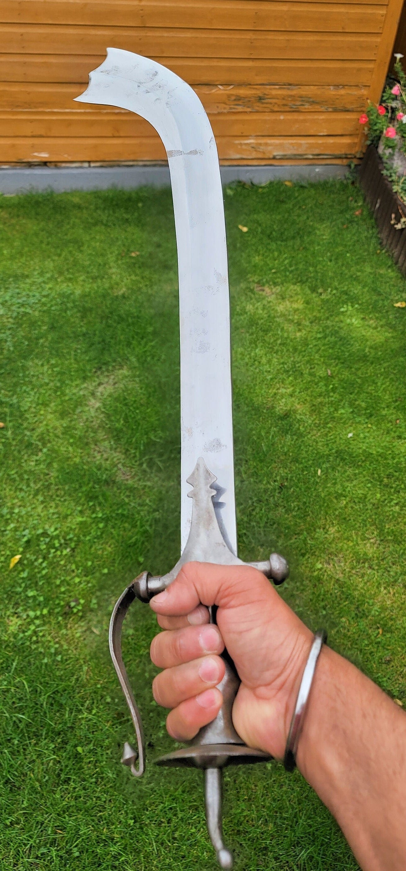 Sarbloh Yamdhar Sword YamdhaarKirpan Handmade Customised on order Ceremonial Sikh Kakar Singh Khalsa Elegant design CUSTOM Made Handle New