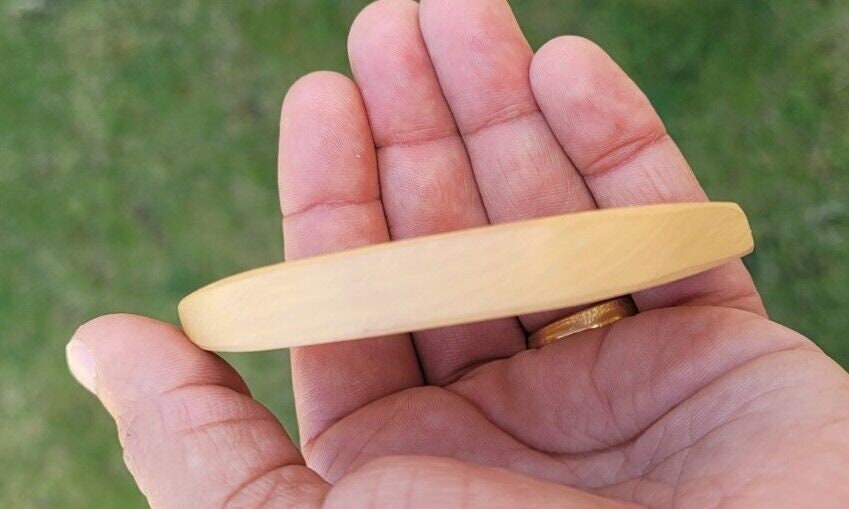 Sikh Comb Wooden Kanga Singh Kaur Kakar Khalsa 1 of 5 Ks Khanda engraved New PP3G