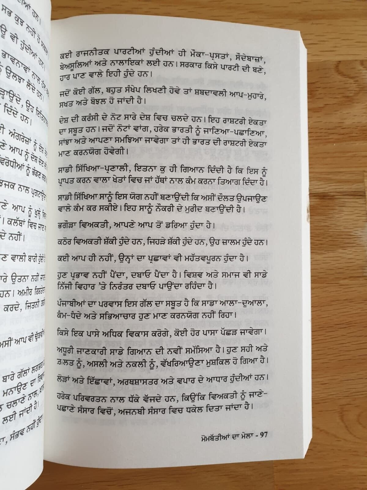 Mombatia da Mela Narinder Singh Kapoor Punjabi Gathering of Lights Book B16 New