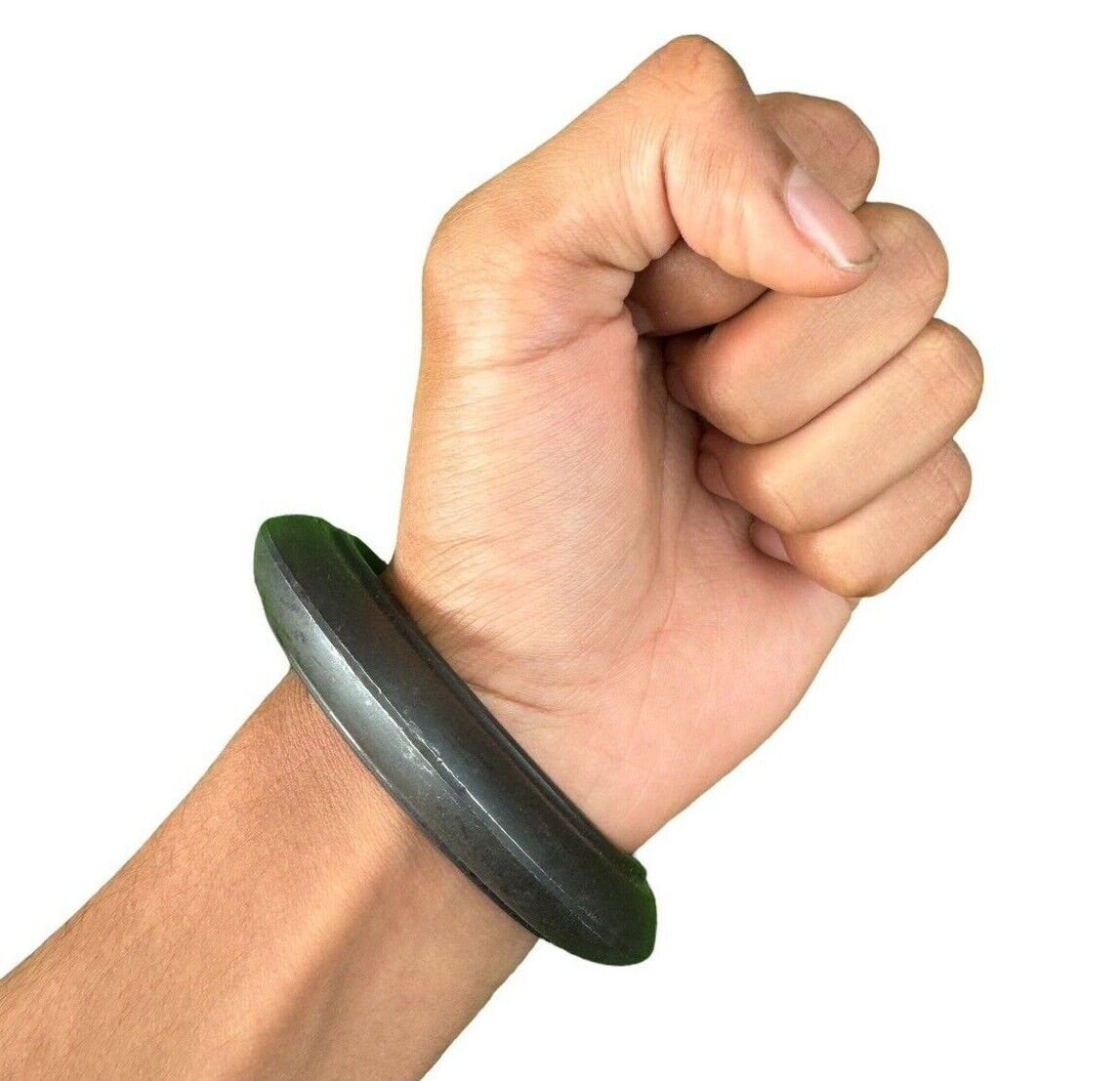 Sarbloh Kara Black Bangle Pure Iron Sikh Collar Kada Heavy Singh Kaur Khalsa OF3K