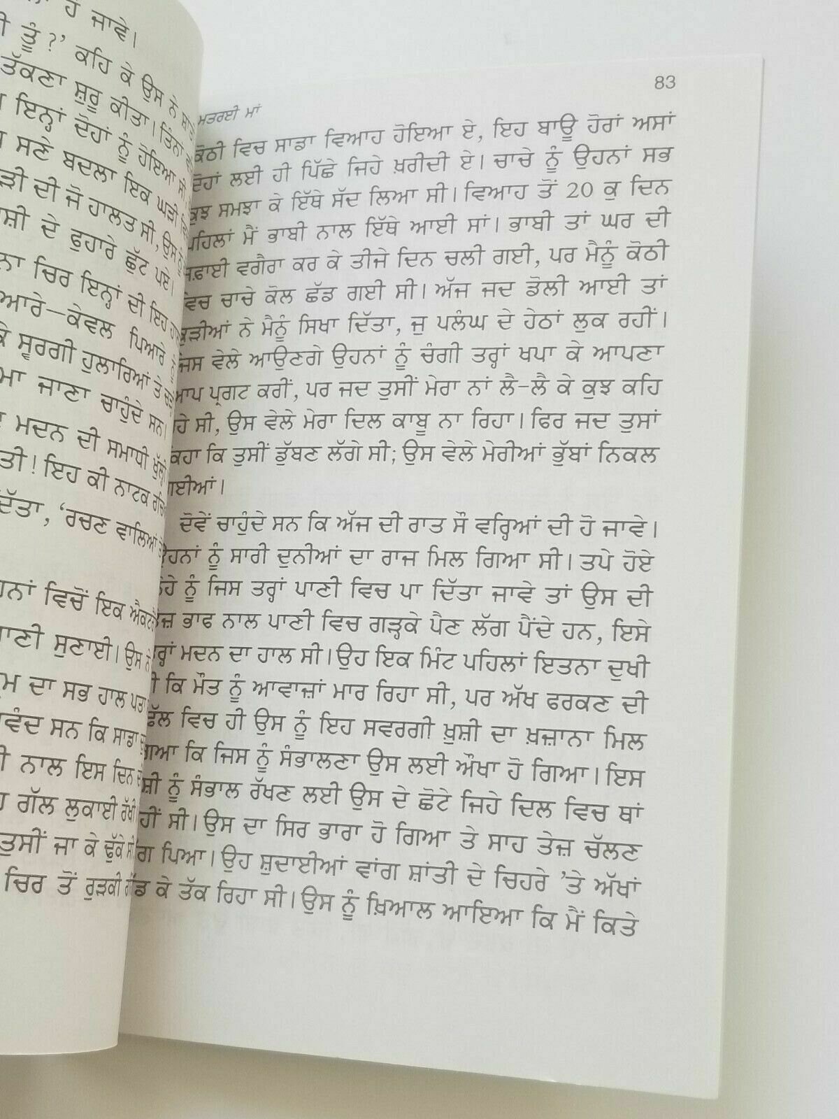 Matraye maa nanak singh indian punjabi reading literature panjabi book b19 new
