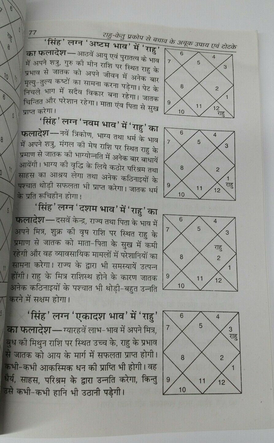 Rahu ketu parkop se bachao ke totkay protection tacts book hindi devnagri india
