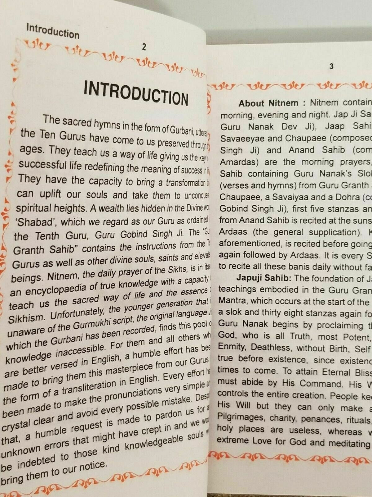 Sikh Nitnem Gutka Sahib Gurmukhi Roman English Transliteration Book Japji bani Mi