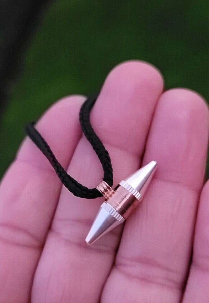 Punjabi evil protection amulet good luck taweet locket pendant black thread pp8G