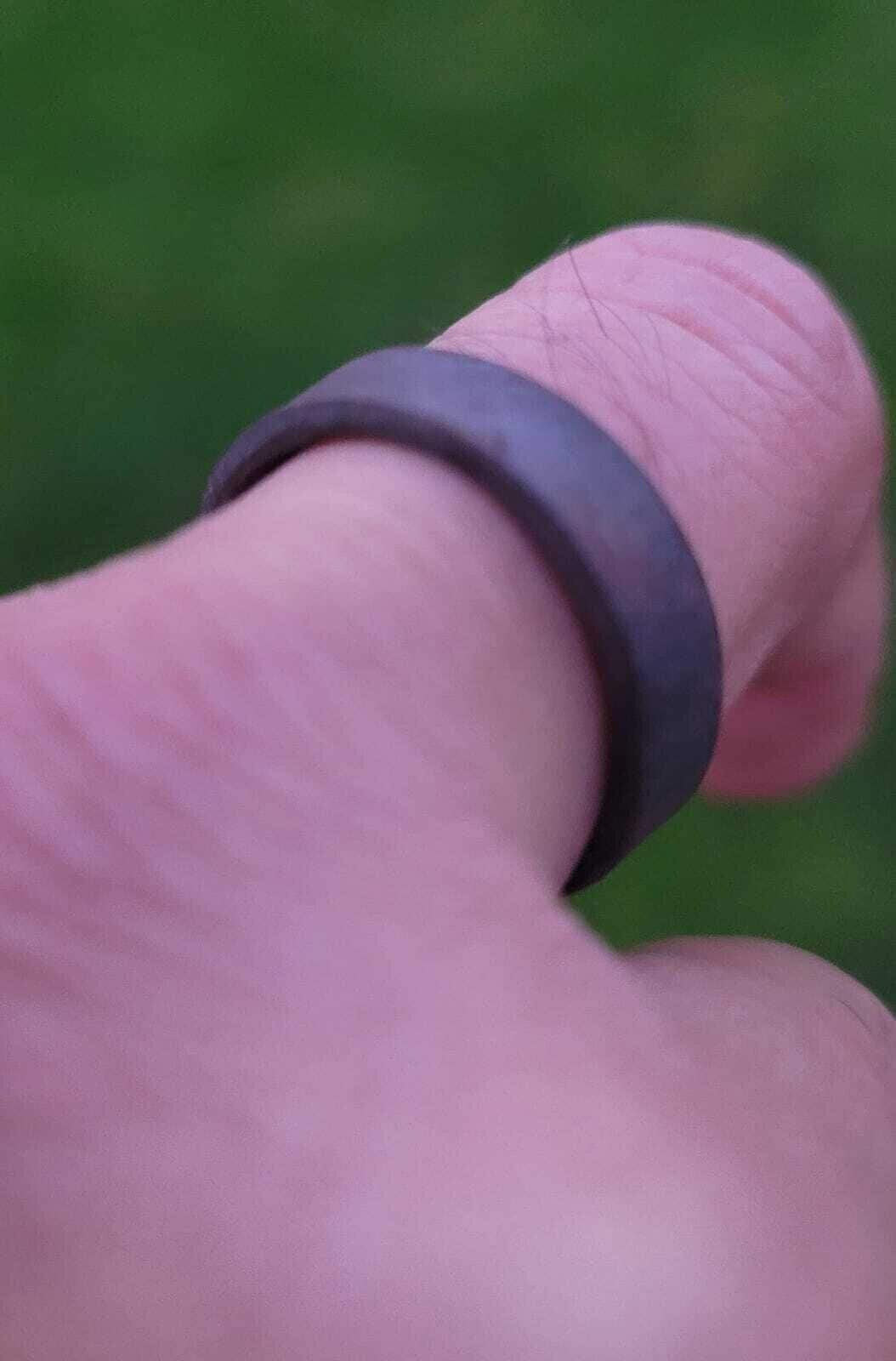 Shani Iron Ring Horse Shoe Handmade Saturn Protection Ring Challa Iron Chala EEE4