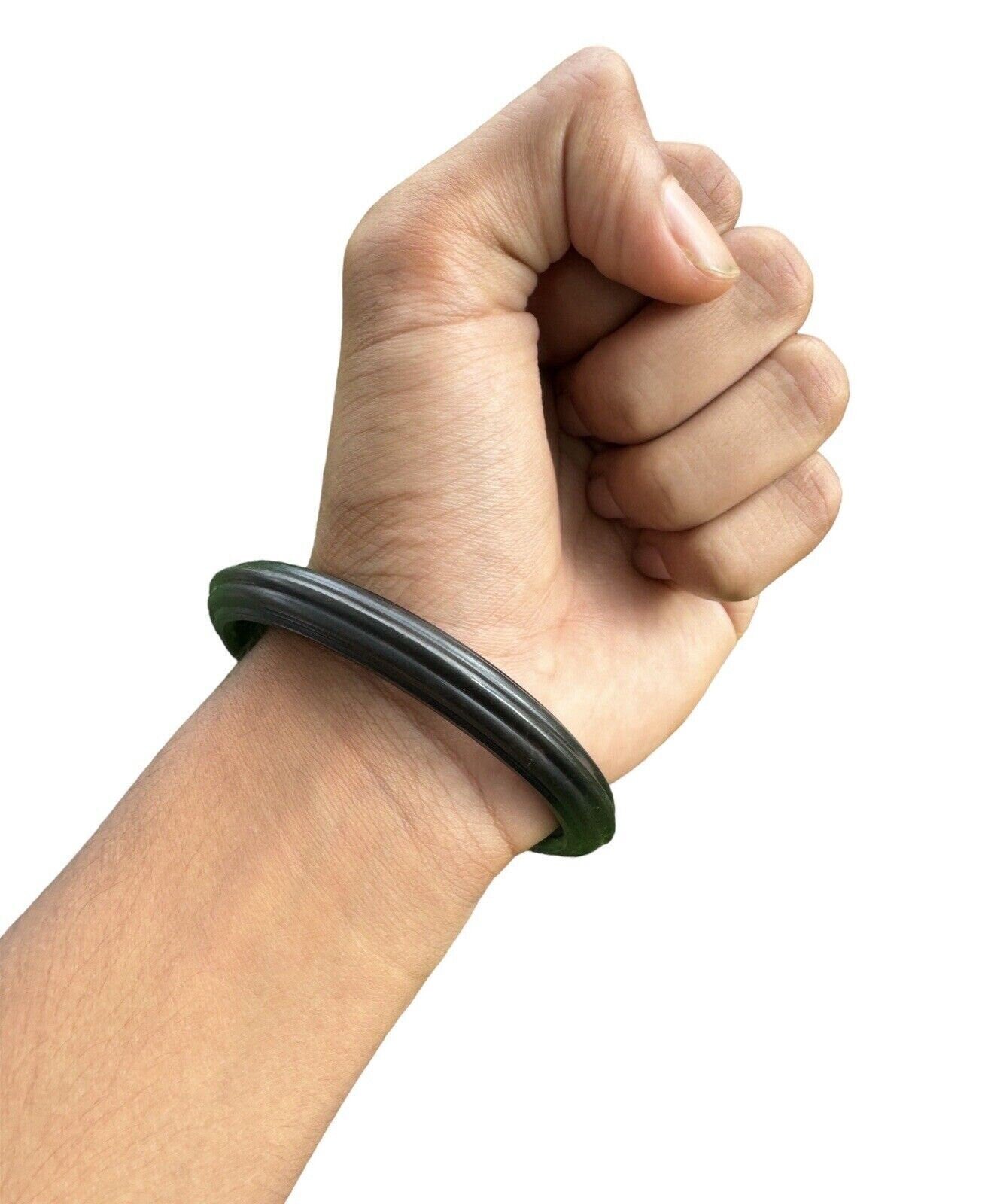 Sarbloh Black Kara Bangle Pure Iron Sikh Dori Kada Heavy Singh Kaur Khalsa OF4
