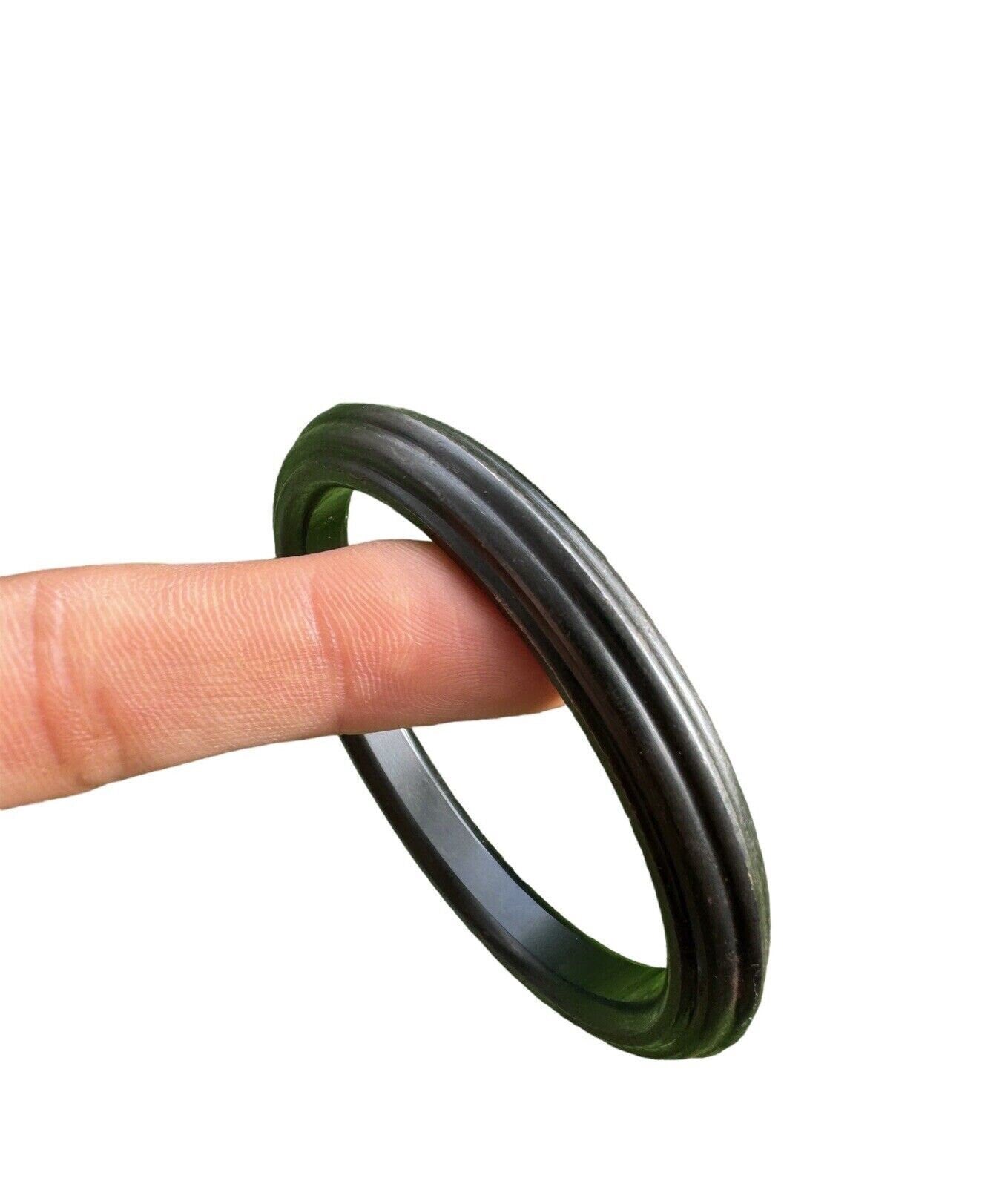 Sarbloh Black Kara Bangle Pure Iron Sikh Dori Kada Heavy Singh Kaur Khalsa OF4