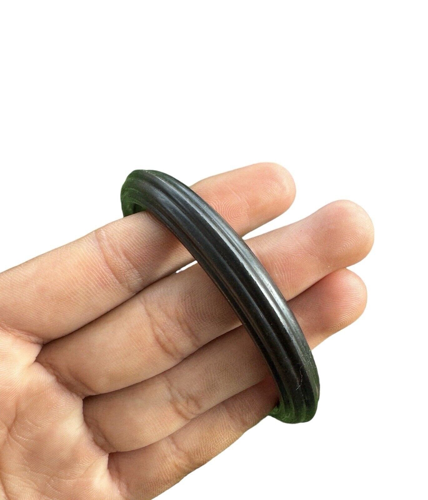 Sarbloh Black Kara Bangle Pure Iron Sikh Dori Kada Heavy Singh Kaur Khalsa OF4