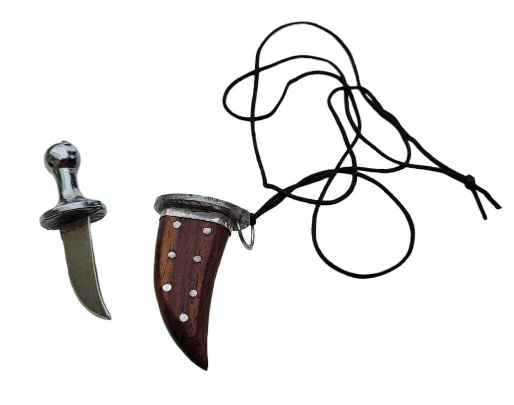 Sheesham Wood Kirpan Sarbloh Mini Siri Sahib Necklace Sikh Kakar Singh Khalsa OO