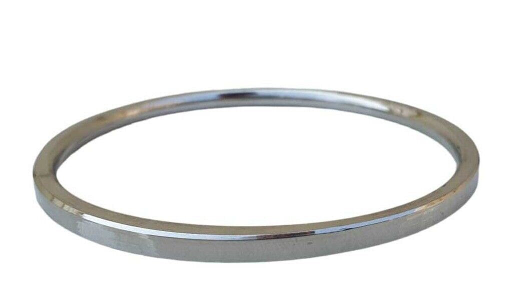 Sikh Kara Stainless Steel Bangle Singh Kaur Punjabi Smooth Flat Thin Kada Khalsa Y12G