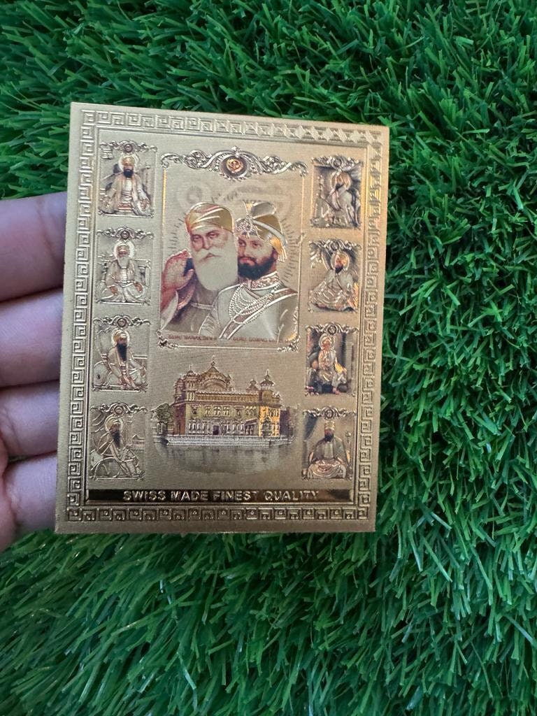 Golden Temple Fridge Magnet Sikh Guru Baba Deep Singh Swiss Souvenir Gift OF New UK
