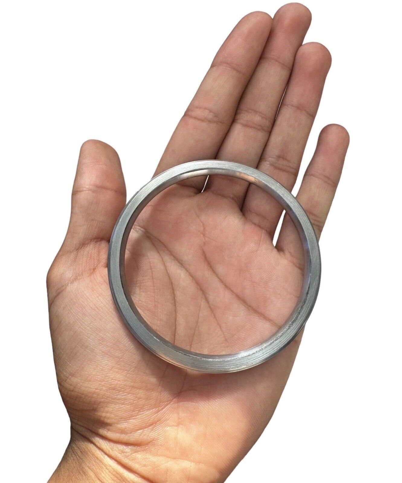 Pure Iron Kara Sarbloh Kada Ridged Edged Sikh Bangle Singh Kaur Khalsa OF11 NEW