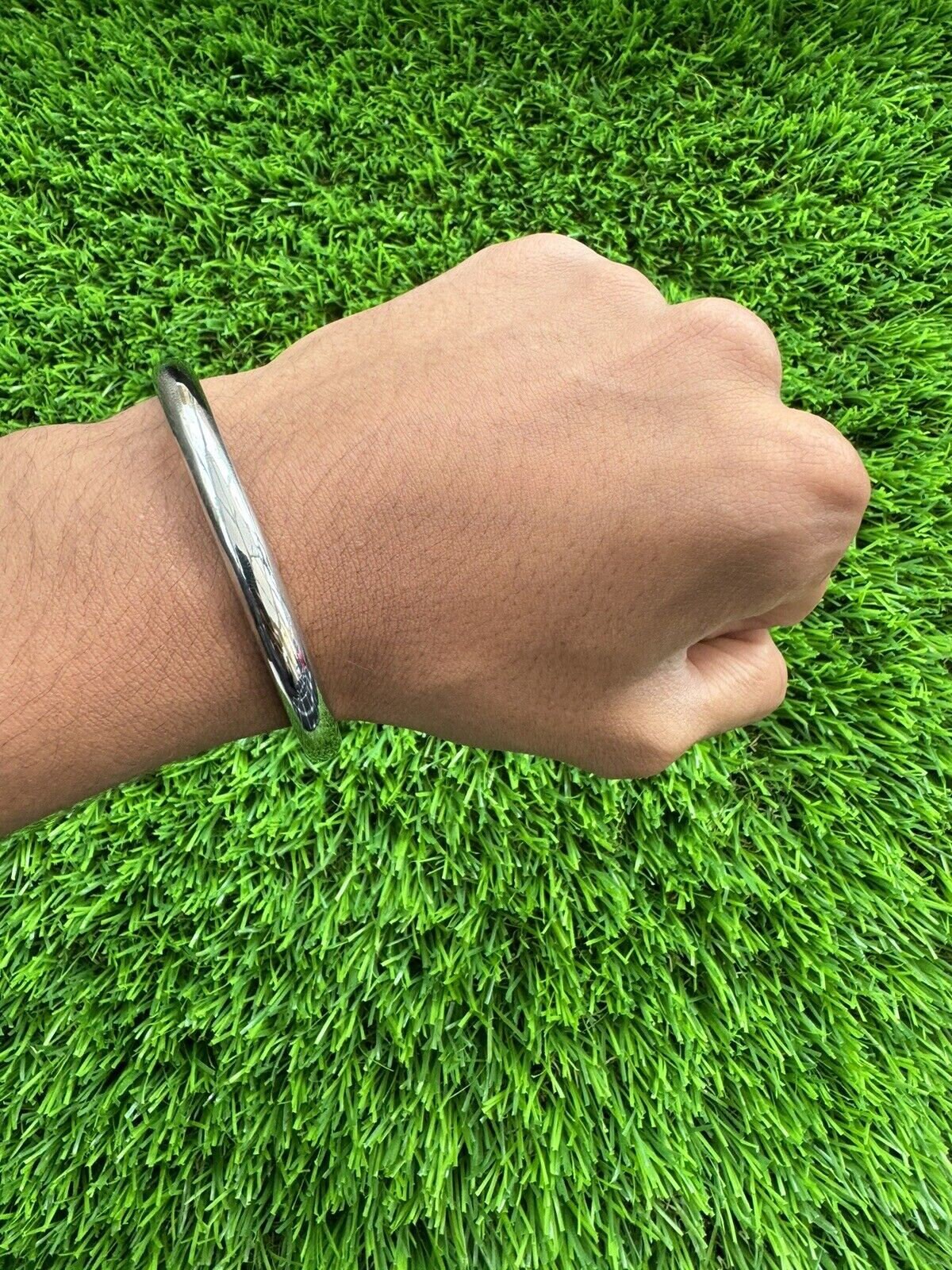 Stainless Steel Kara Smooth Sikh Bangle Singh Kada Kaur Khalsa Bracelet OF9 NEW
