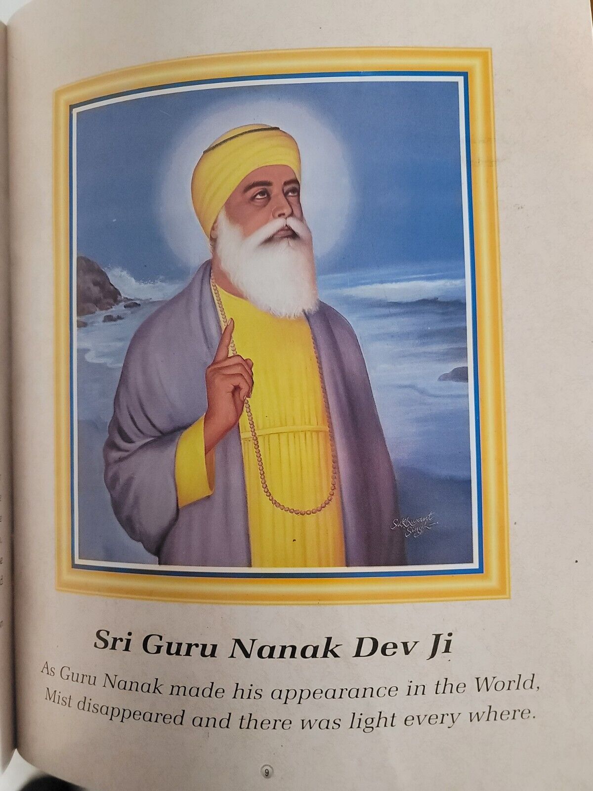 Ten Sikh Guru's Kids Illustrated Sikhism Story Book Colour photos in English MA