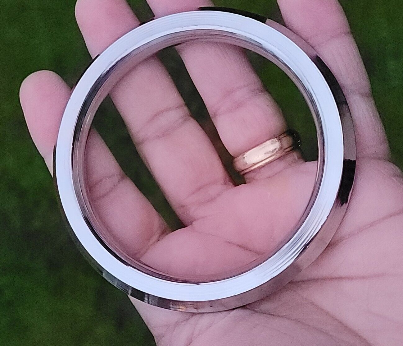 Sikh Kara Stainless Steel Collar Edge Heavy Kada Singh Kaur Bangle OG3 Punjabi New