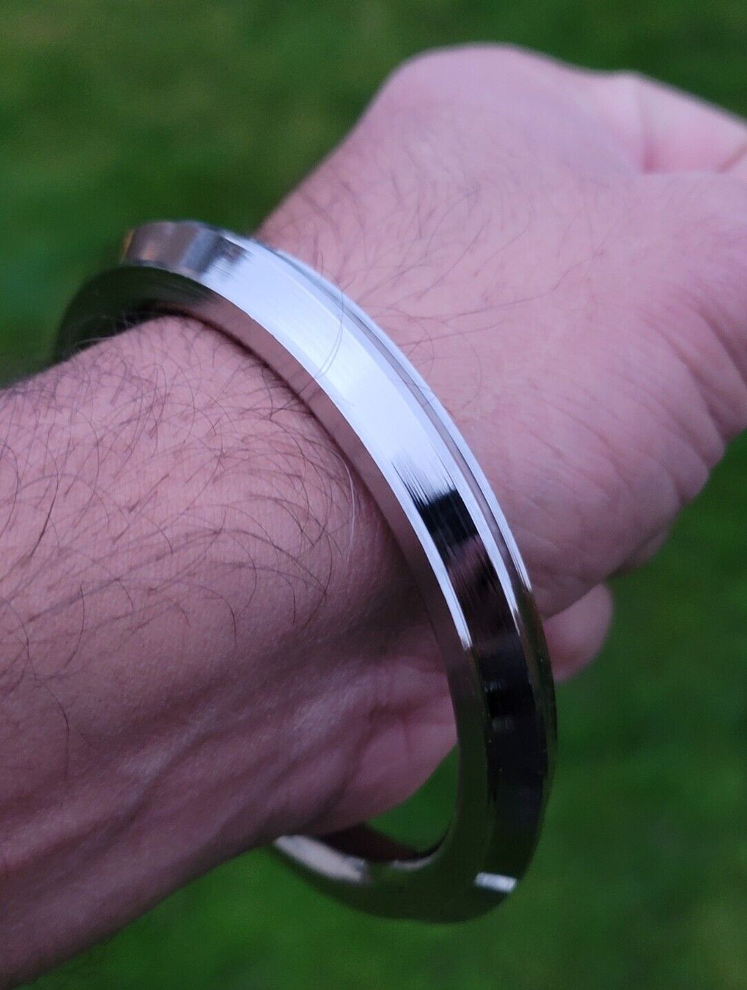 Sikh Kara Stainless Steel Collar Edge Heavy Kada Singh Kaur Bangle OG3 Punjabi New