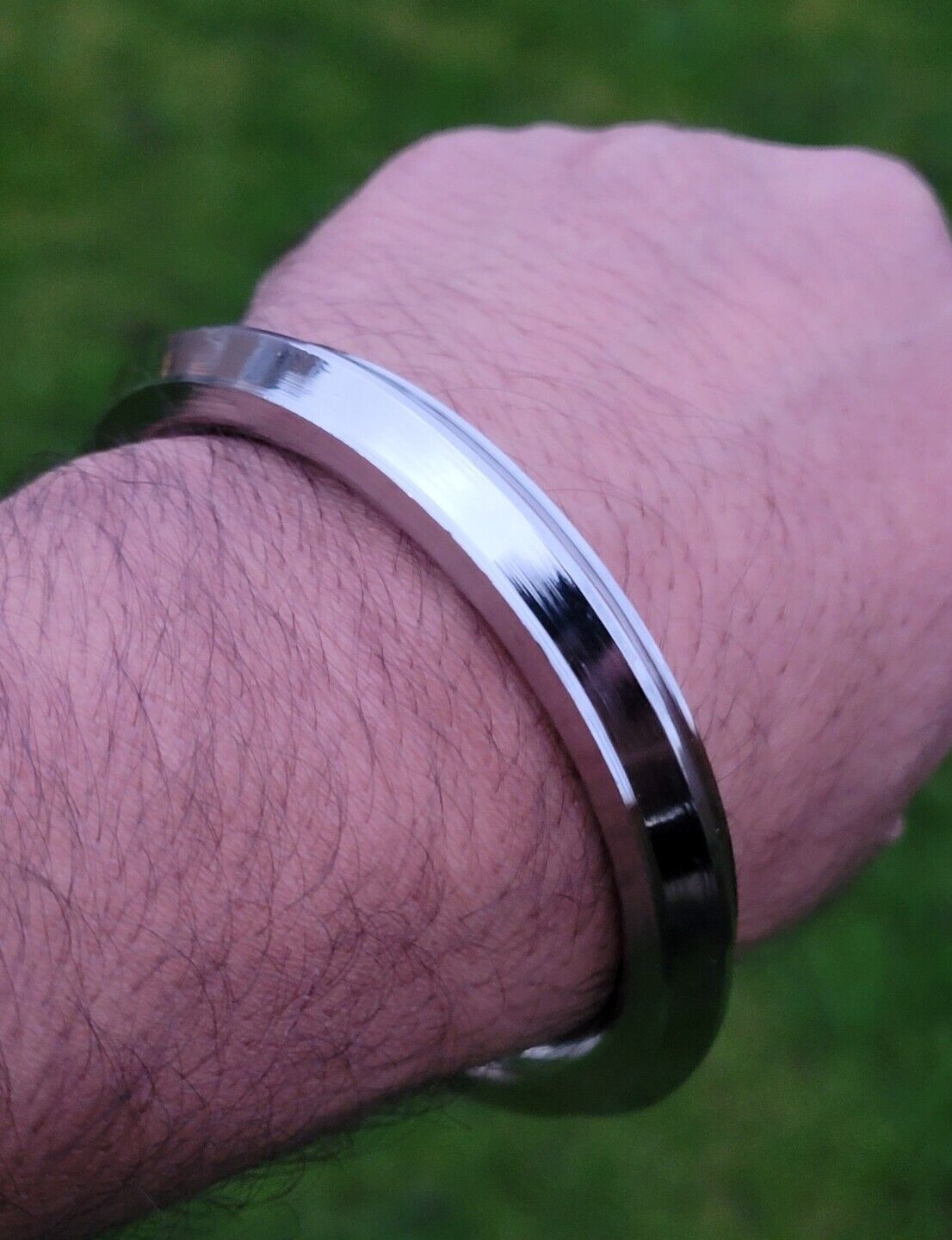 Sikh Kara Stainless Steel Collar Edge Heavy Kada Singh Kaur Bangle OG3 Punjabi New