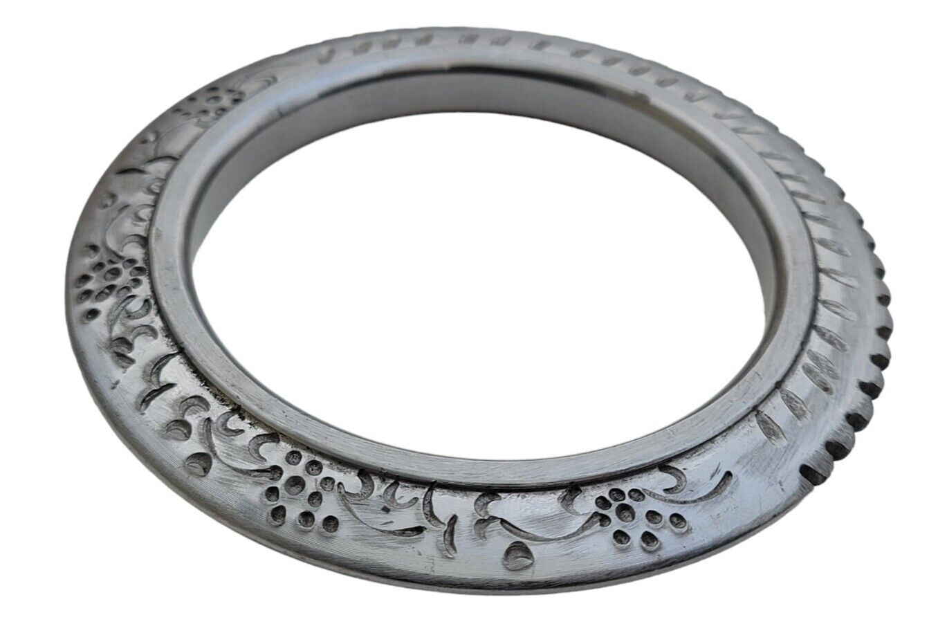 Sarbloh Toothed Chakri Kara Aari Kada Sikh Khalsa Iron Tooth Cut Khalsa Bangle OG8