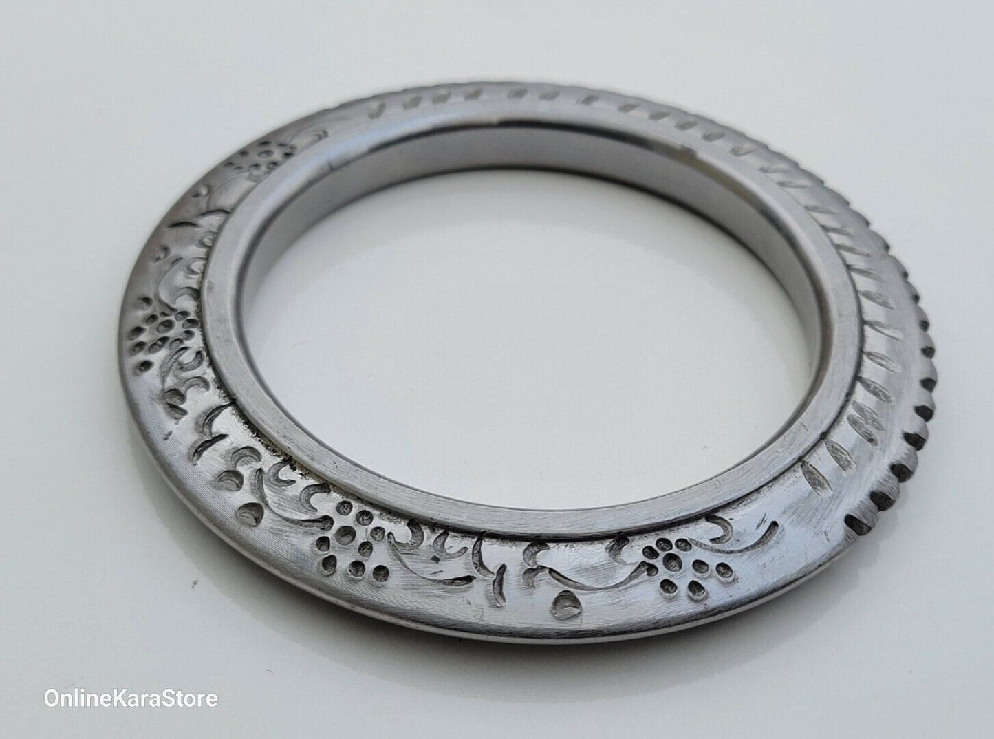 Sarbloh Toothed Chakri Kara Aari Kada Sikh Khalsa Iron Tooth Cut Khalsa Bangle OG8