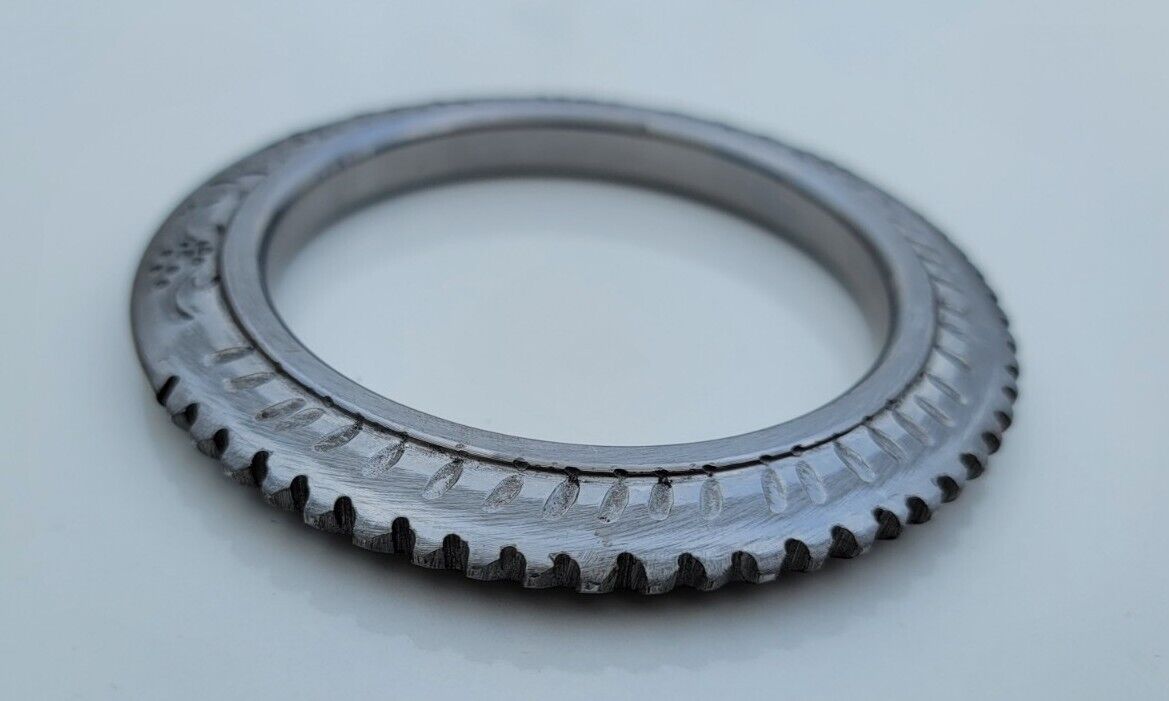 Sarbloh Toothed Chakri Kara Aari Kada Sikh Khalsa Iron Tooth Cut Khalsa Bangle OG8