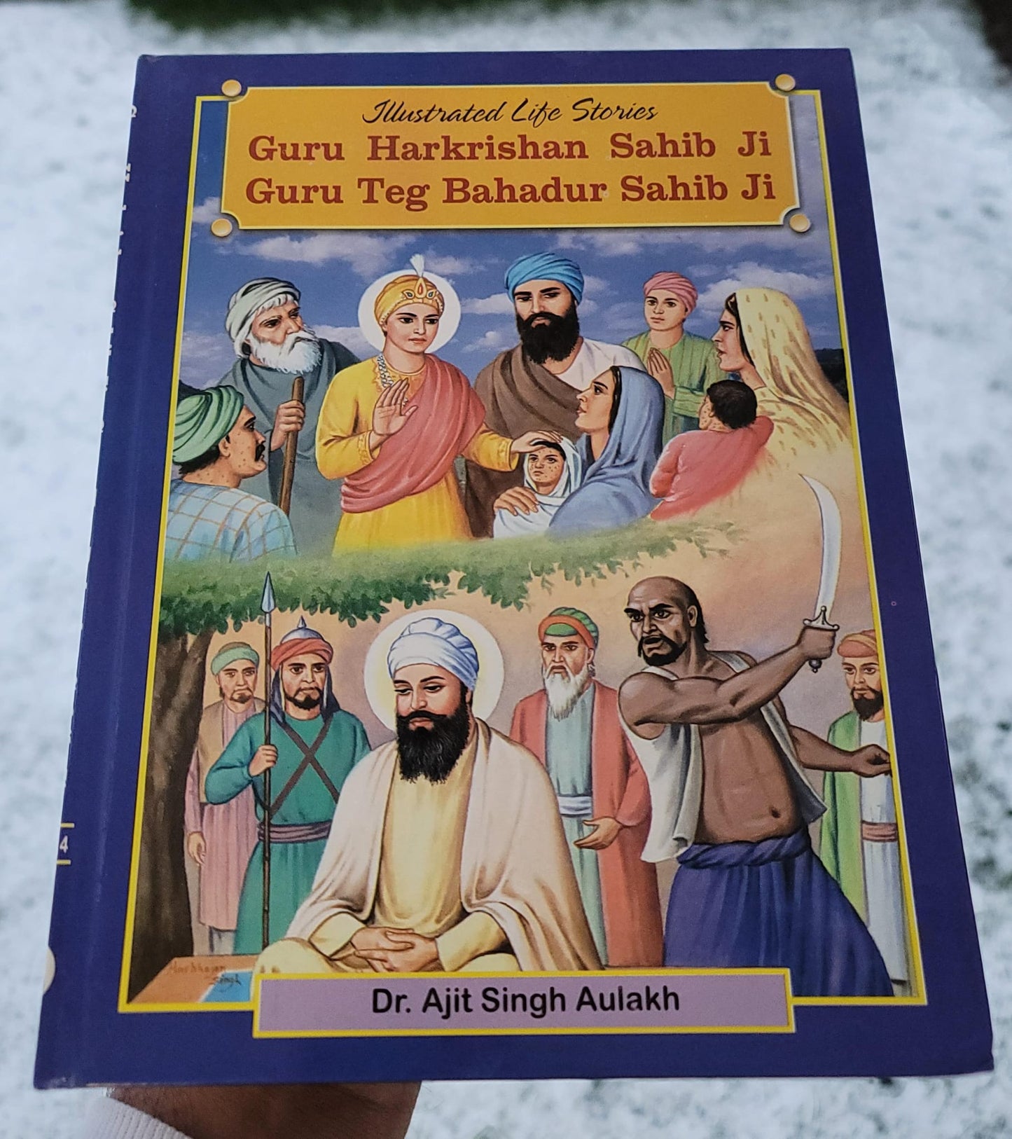 Sikh Kids Illustrated Life Stories of Guru Har Krishan Teg Bahadur English Book